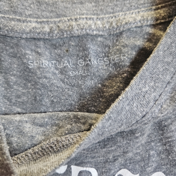 Spiritual Gangster Charcoal Graphic Tee - Picture 2 of 2